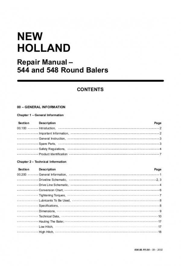 new holland br740 parts diagram