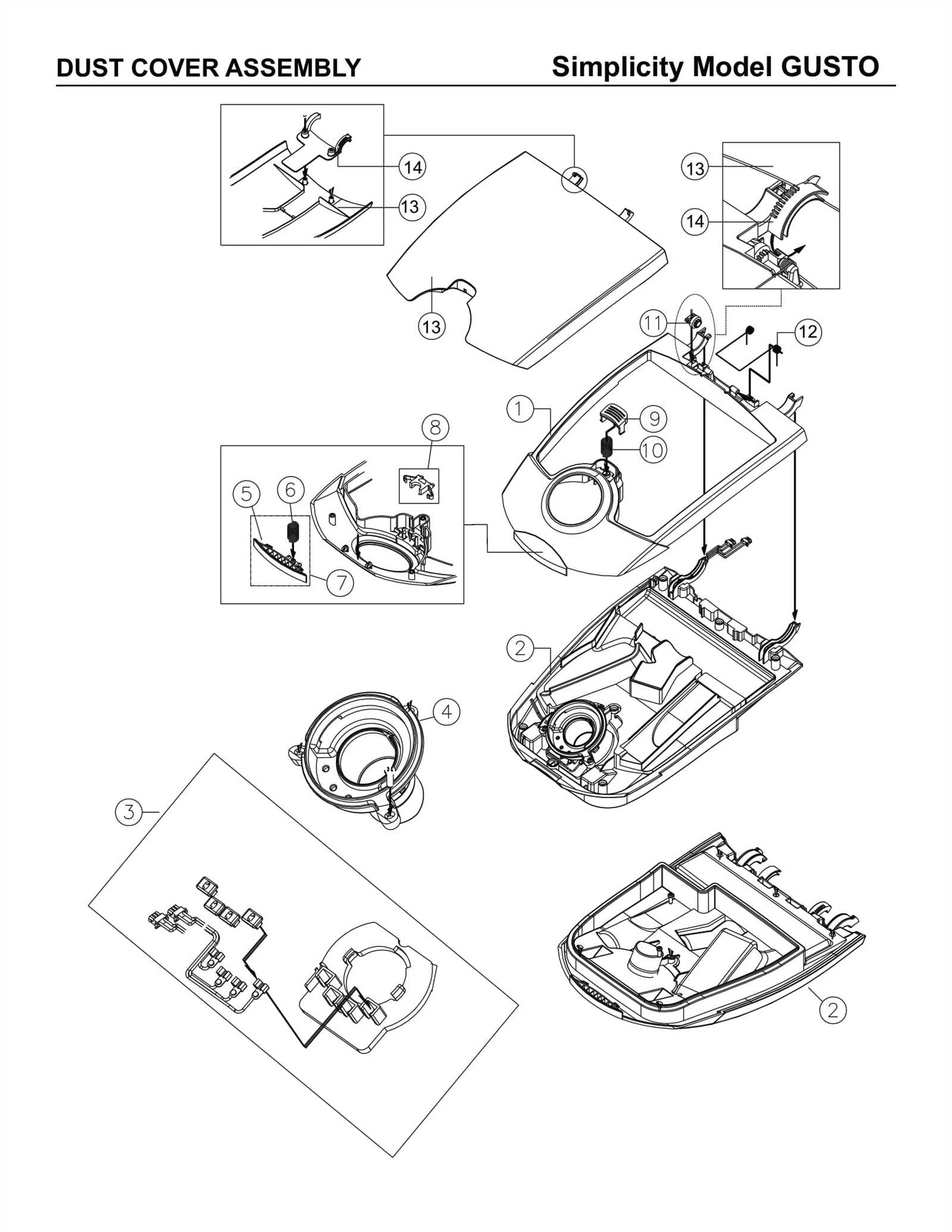 kenmore vacuum model 116 parts diagram