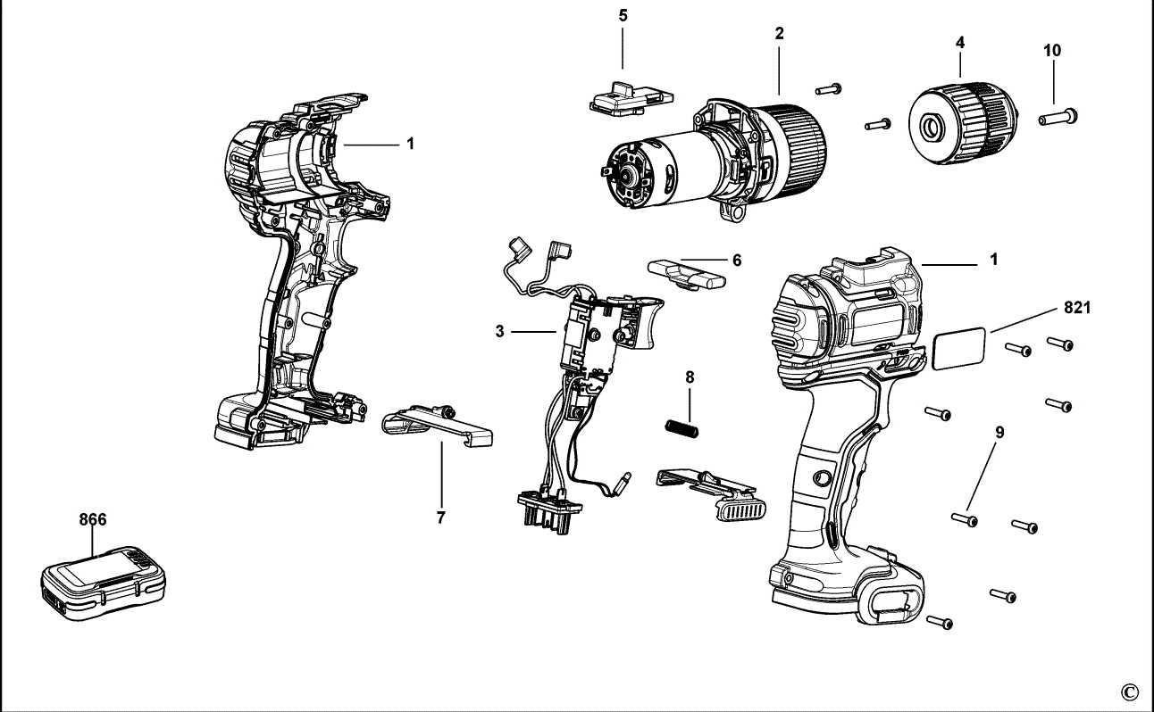 dewalt dcd791 parts diagram