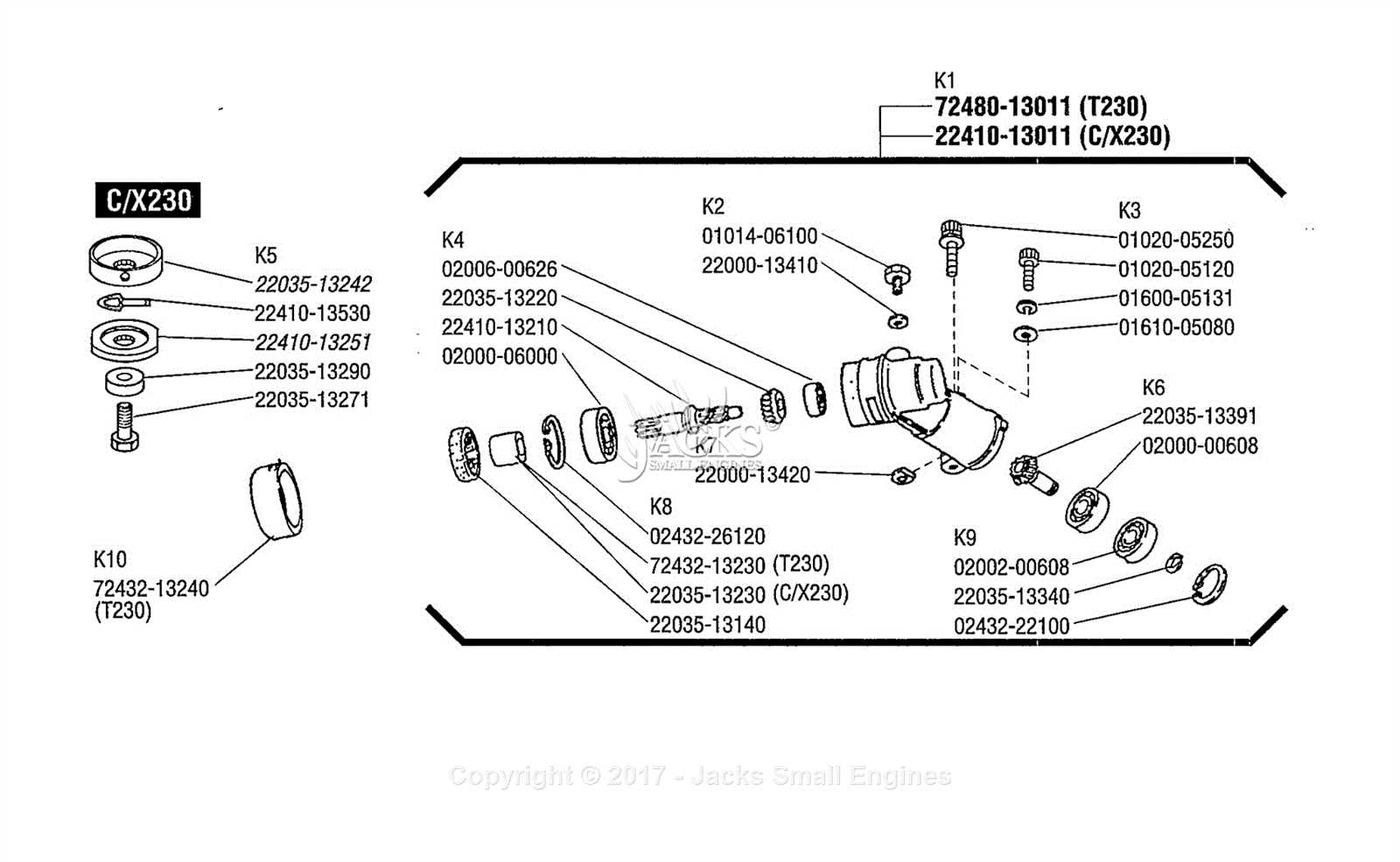 shindaiwa t230x parts diagram