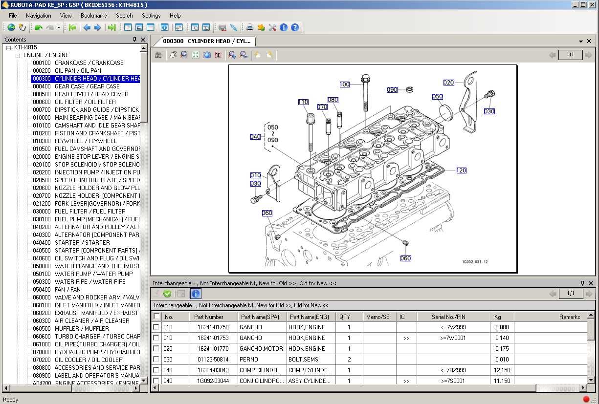 kubota m9000 parts diagram