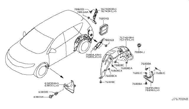 suv parts diagram