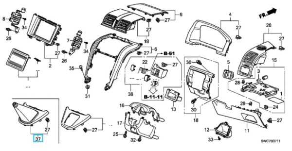 2008 honda cr v body parts diagram