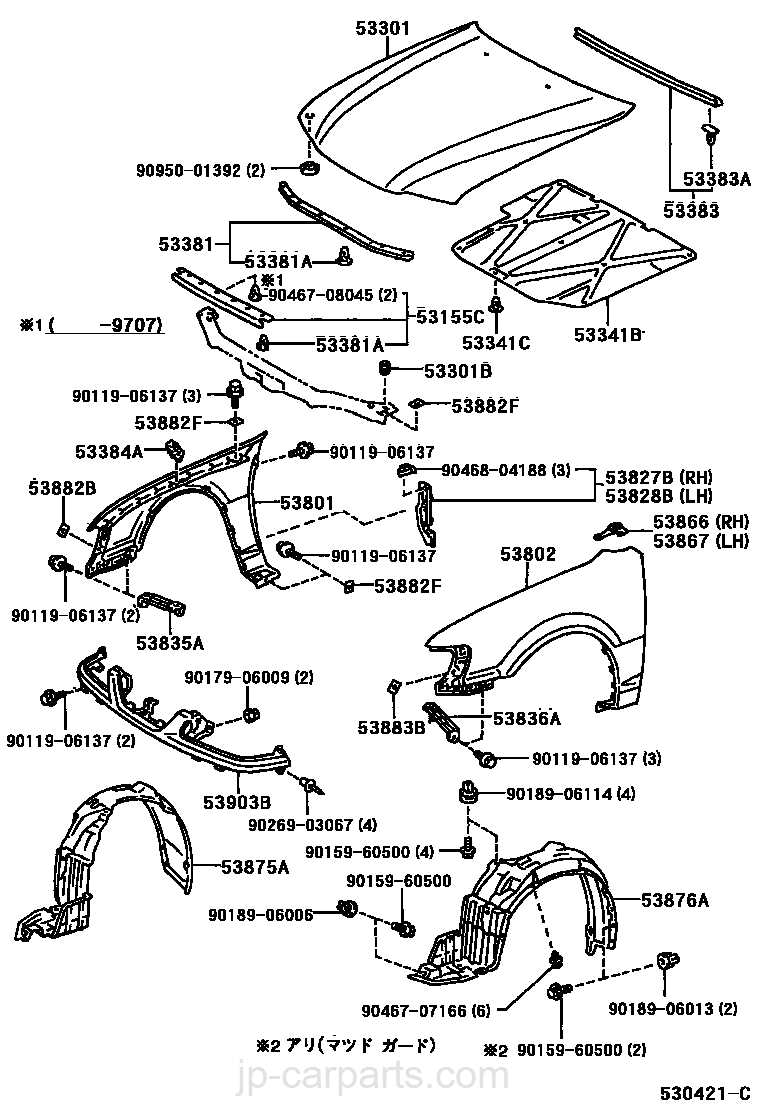 toyota part diagram