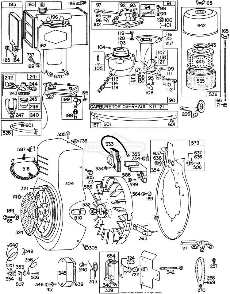 b&s engine parts diagram