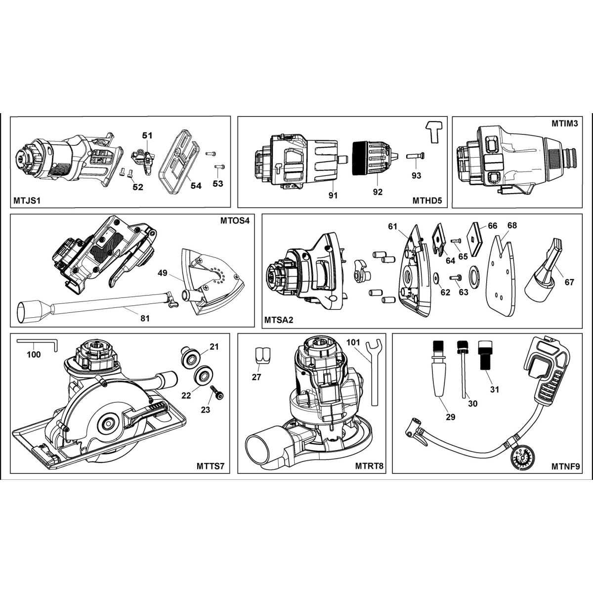 black and decker circular saw parts diagram