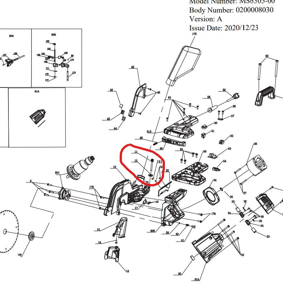 mcculloch 3516 chainsaw parts diagram