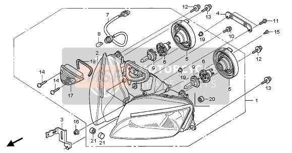 2005 cbr600rr parts diagram