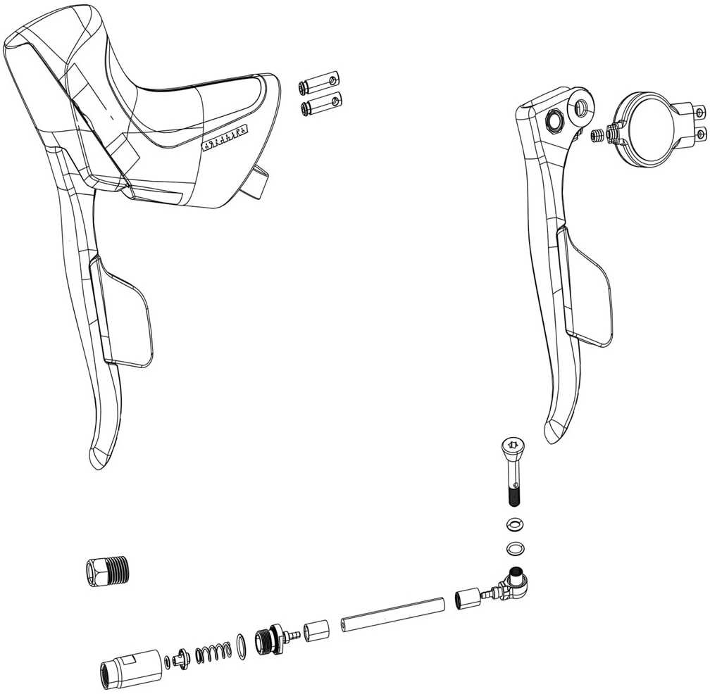 shimano 105 shifter parts diagram