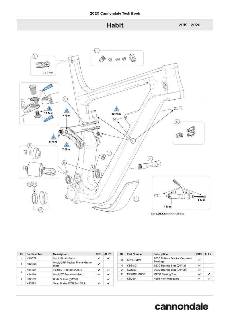 giant trance parts diagram